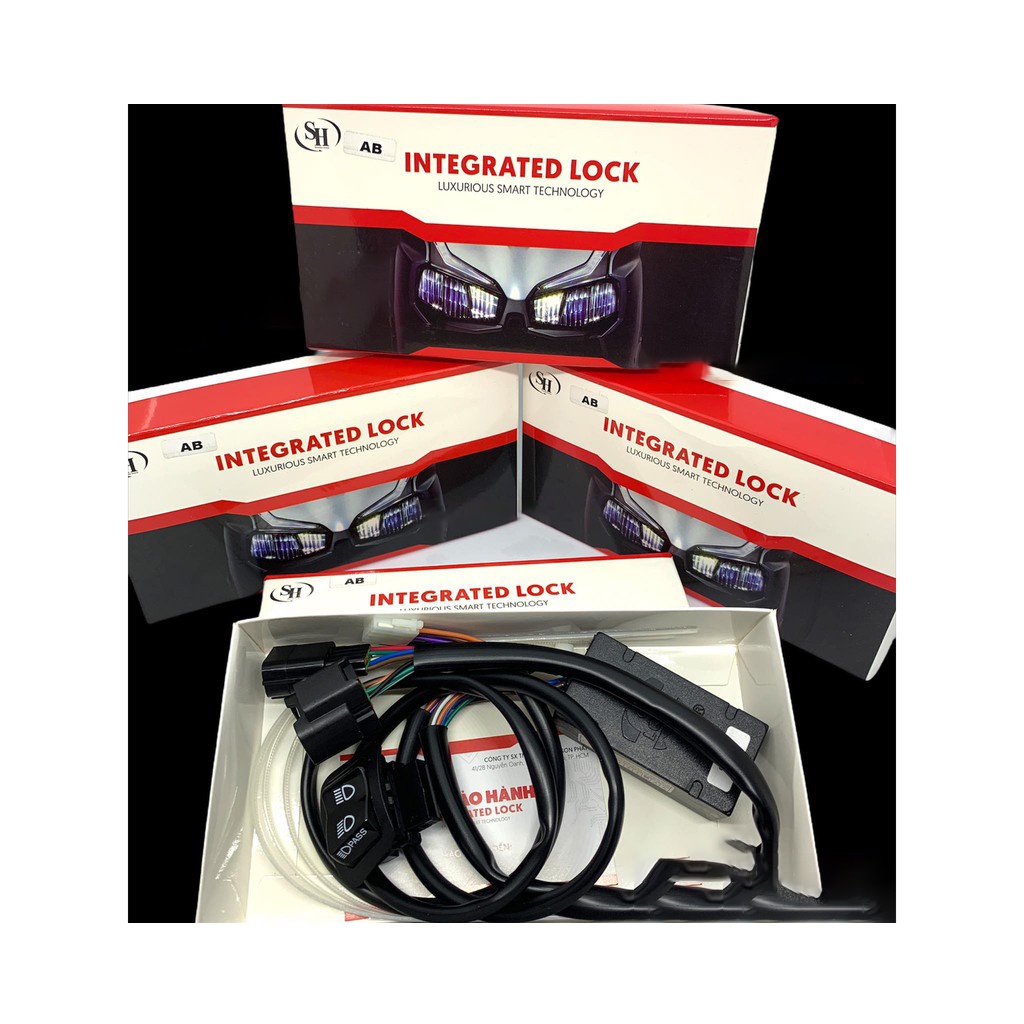 Bộ Mạch Và Công Tắc Tắt Mở Đèn Xe Máy Airblade  Full Giắc Cắm Tặng Kèm Nút Passing Sh