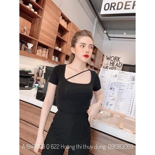 Áo thun kiểu nữ Bigsize Bozip cổ vuông sexy form ôm tôn dáng Liaofshion UV33
