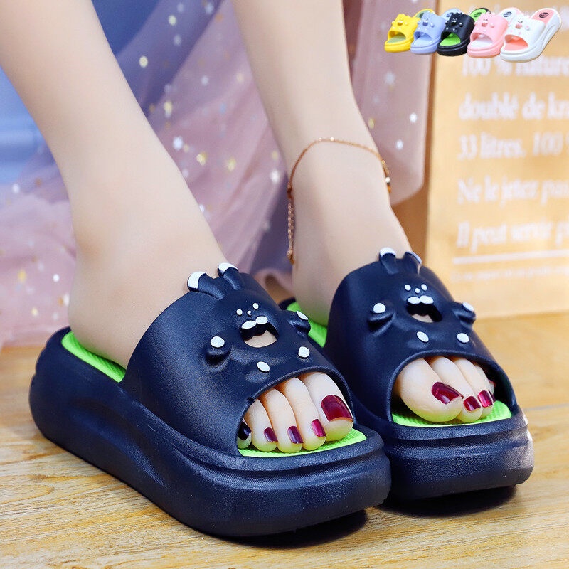 Xăng đan Đế Dày Chống Trượt Họa Tiết Hoạt Hình Thời Trang 2022 FT2468