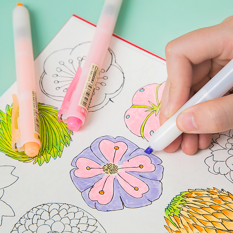 Set 6 bút dạ quang nhiều màu sắc sáng tạo