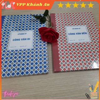 Sổ công văn đi, sổ công văn đến 160 trang