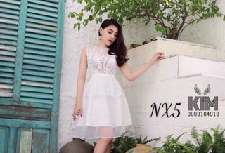 ĐẦM XOÈ REN QC (kèm hình thật)
