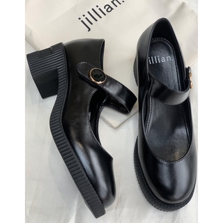 Giày Jiliian Pump màu đen Hàn Quốc