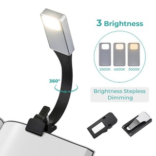 Đèn LED kẹp đọc sách cổng USB cho Kindle
