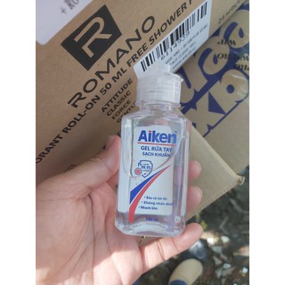 Gel rửa tay khô aiken chai 100ml