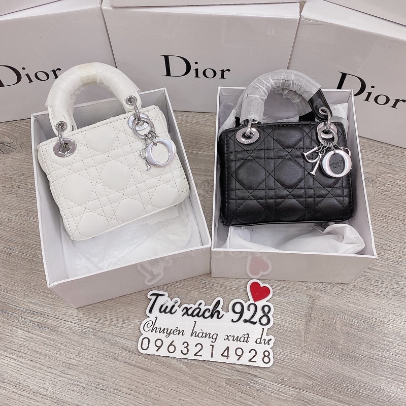Túi D lady size mini 13 kèm hộp
