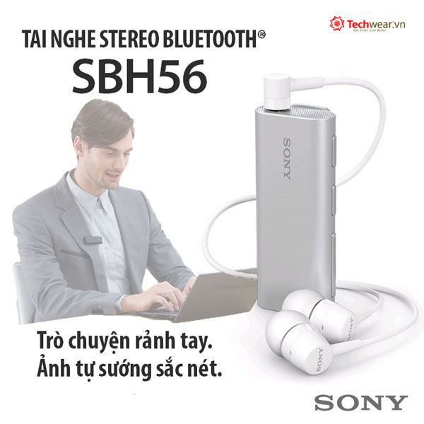 Tai Nghe Bluetooth SONY Stereo SBH56