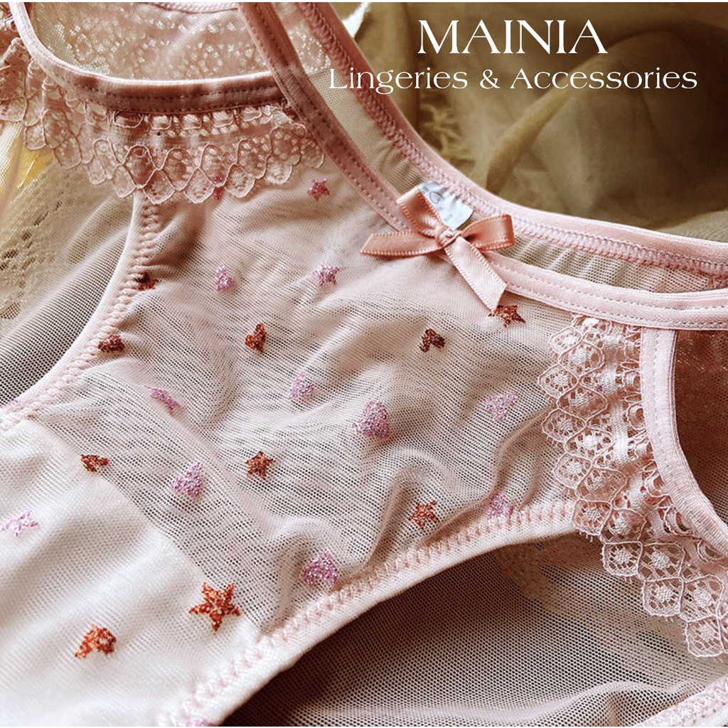 Quần Lót Ren Nữ Tim Sao Cách Điệu Chíp Ren Nữ Sexy Gợi Cảm Mainia Shop