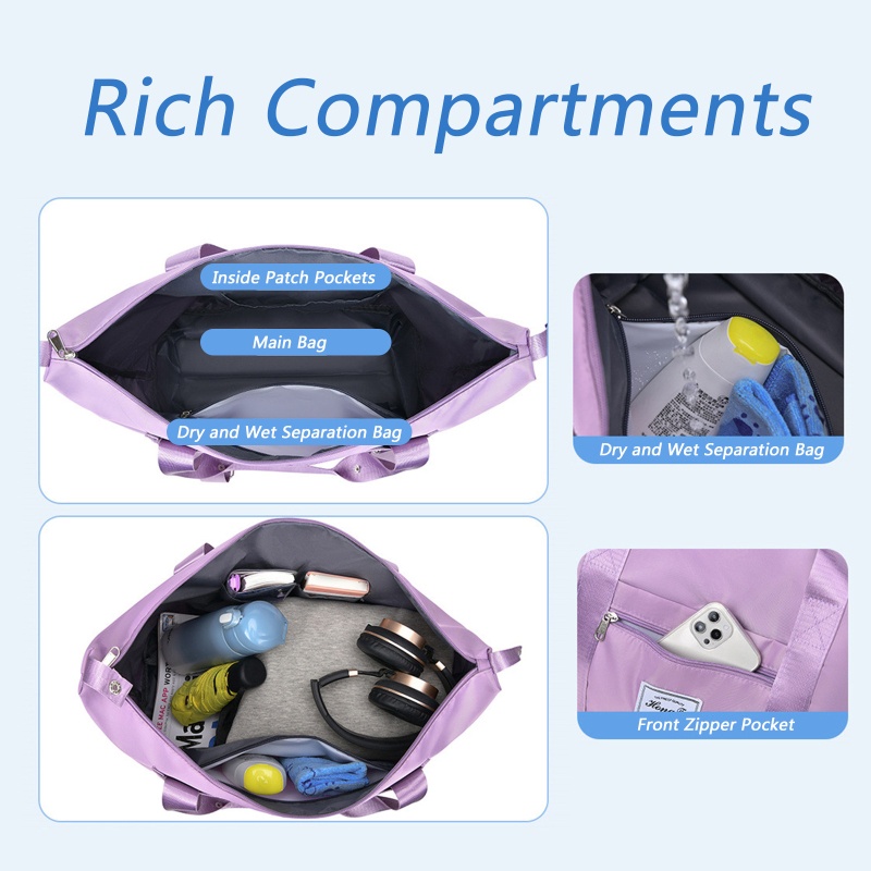 QQ Ba Lô Du Lịch / Tập Gym Chống Thấm Nước Tiện Dụng