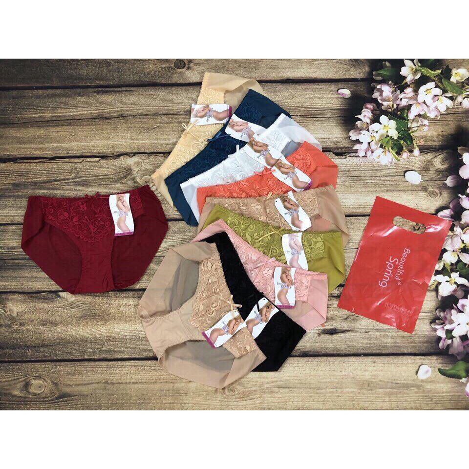 Combo 10 quần lót Beautiful spring phối ren