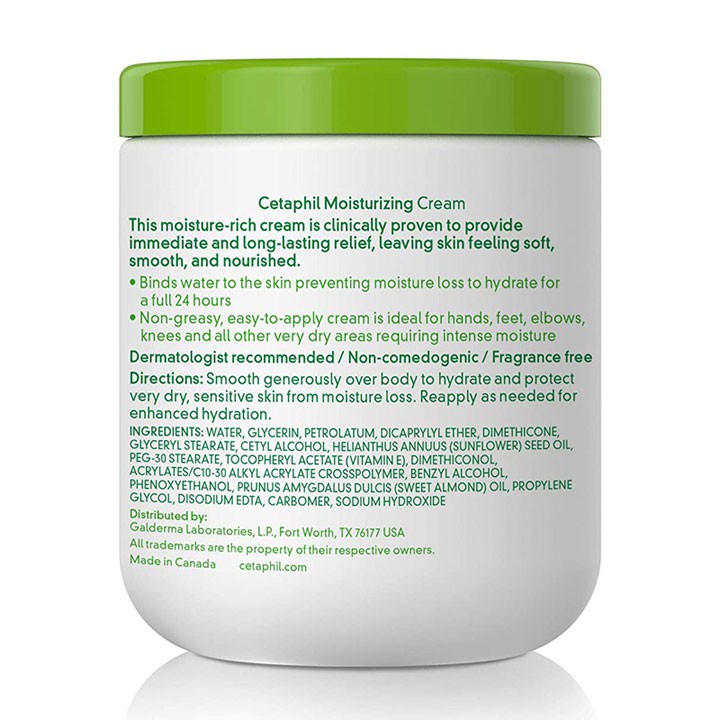 Dưỡng da Cetaphil Moisturizing Cream, 566g