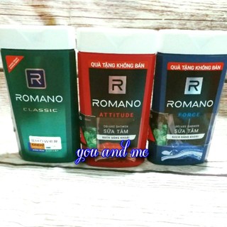 Sữa Tắm Cao Cấp Nam Romano 150g (Hàng Tặng)