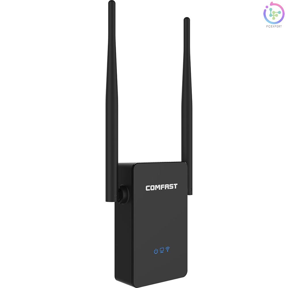 COMFAST 300M Dual Antenna WiFi Repeater Router AP Enhanced Extender CF-WR302S US Plug