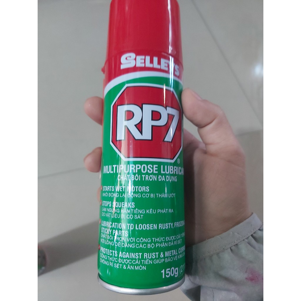 RP7 SELLEYS 150g, 350g Xịt Bôi Trơn Và Bảo Vệ Thiết Bị Chống Rỉ Sét