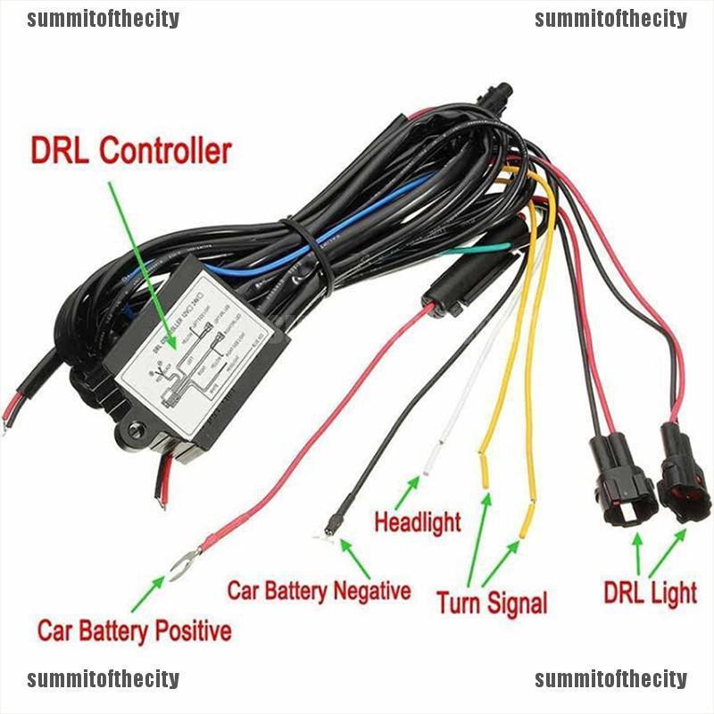 Rơ Le Điều Khiển Độ Sáng Đèn DRL 12V Cho Xe Hơi