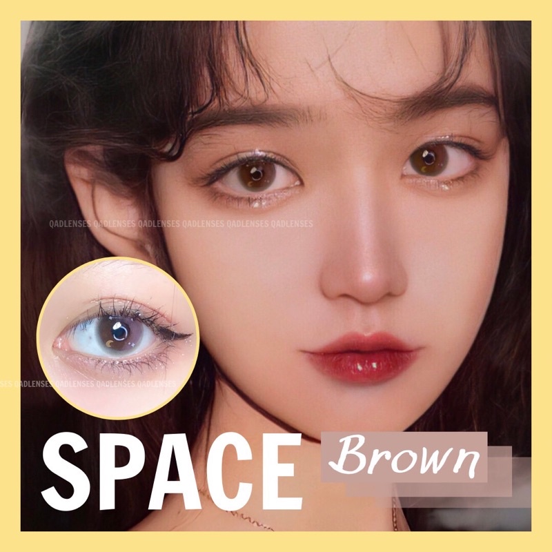 Kính áp tròng Space Brown - Lấy cảm hưng từ vũ trụ - lens khay