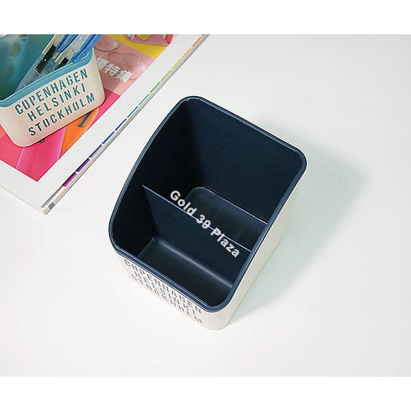 Hộp đựng bút, điều khiển, vật dụng 2 ngăn Yamada Made in Japan