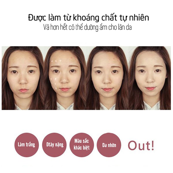 Kem chống nắng MKUP dưỡng ẩm vật lý SPF30 50ml | BigBuy360 - bigbuy360.vn