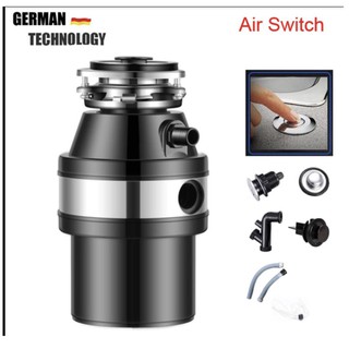 Máy nghiền thức ăn thừa thải cống rãnh Food Waste Disposer German (Đen)