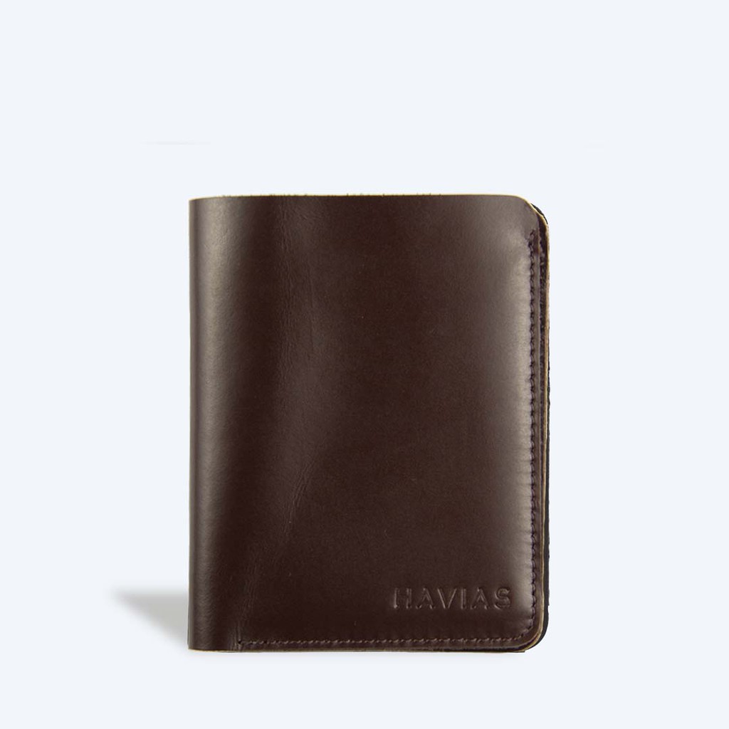 Ví da dáng đứng Mini HAVIAS VAMI Handcrafted Wallet nhiều màu tặng kèm dịch vụ gói quà