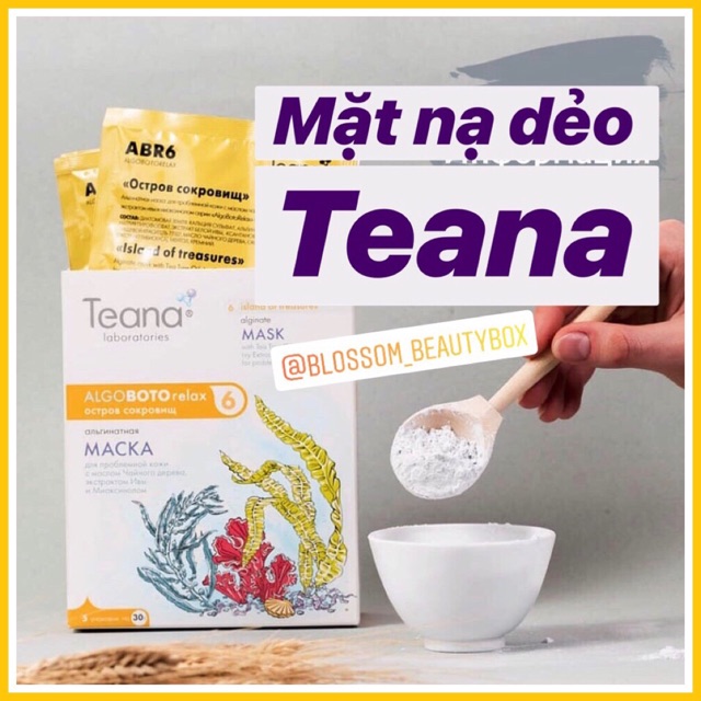 Mặt nạ dẻo Teana Aglunate Mask Algoboto