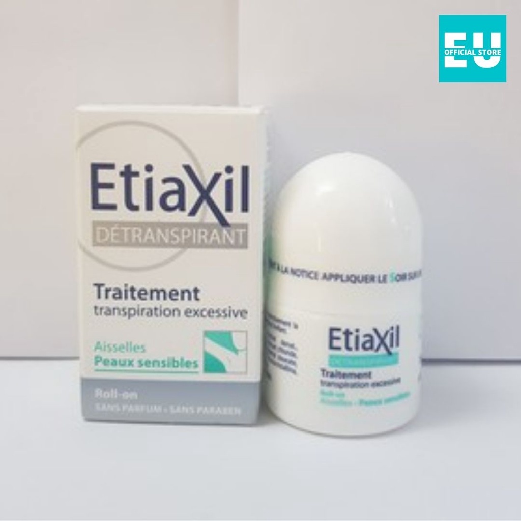 Lăn Khử Mùi  Etiaxil Pháp Ngăn Ngừa Mồ Hôi Hiệu Quả 15ml