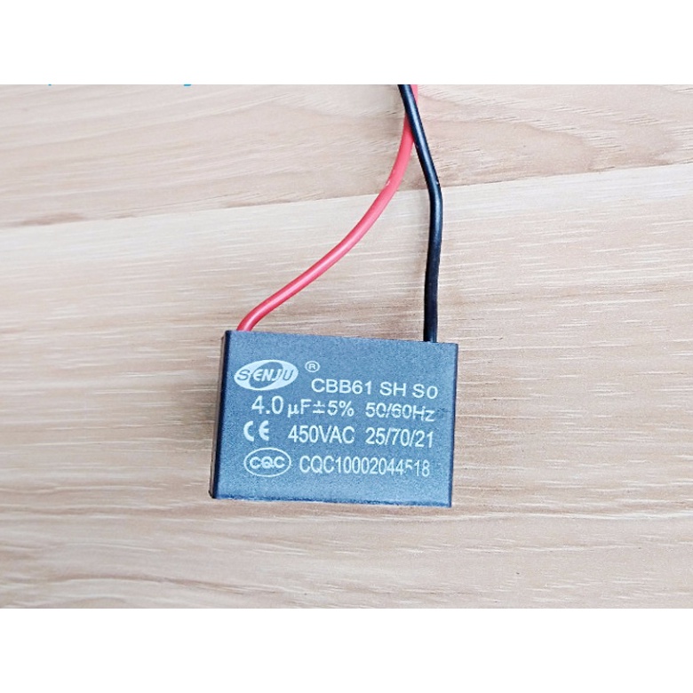 Tụ 2uF/450VAC Tụ quạt 2uF/450V