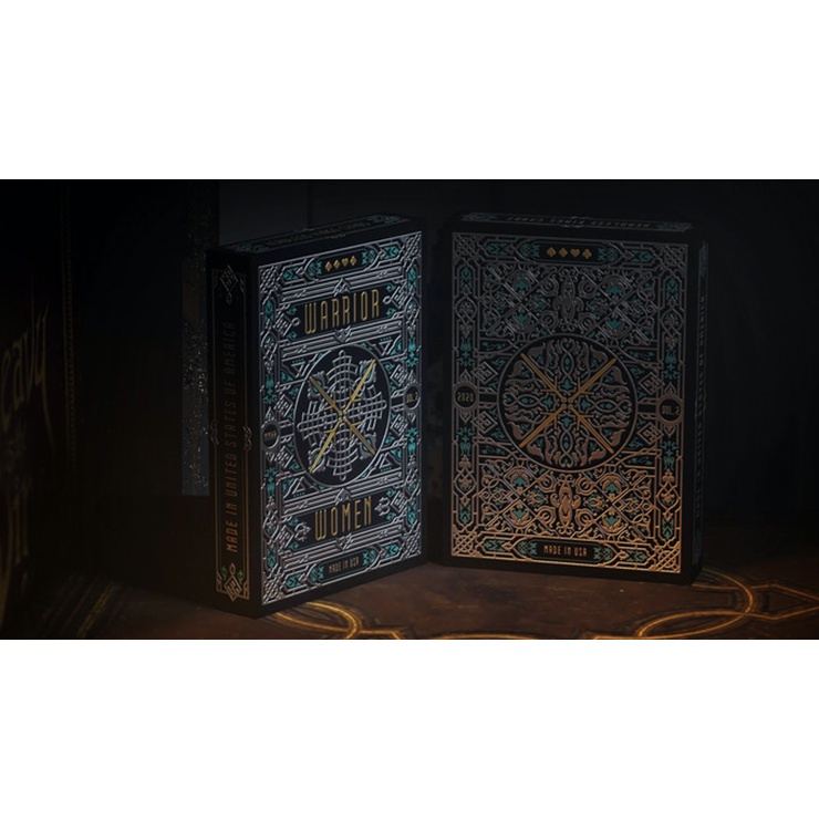 Bài Mỹ ảo thuật bicycle USA cao cấp : Warrior Women V2 Playing Cards by Headless Kings