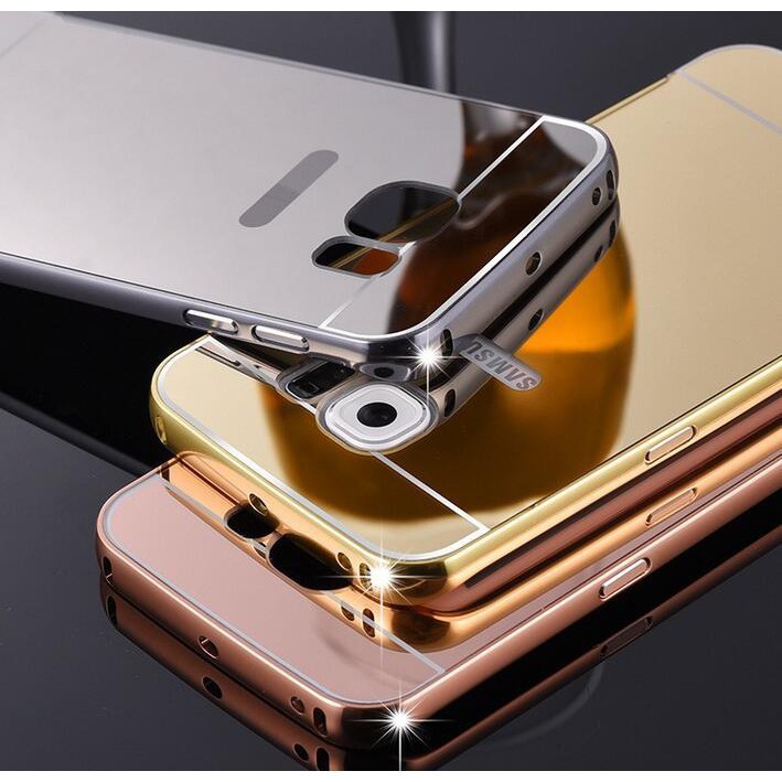 Thanh lý_Ốp lưng Samsung Galaxy S6 lưng gương viền kim loại
