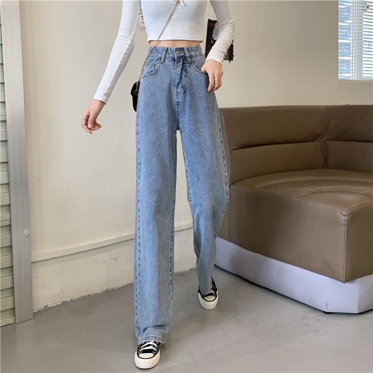Quần jean NZN ống rộng thời trang phong cách Hàn Quốc thời trang cho nữ