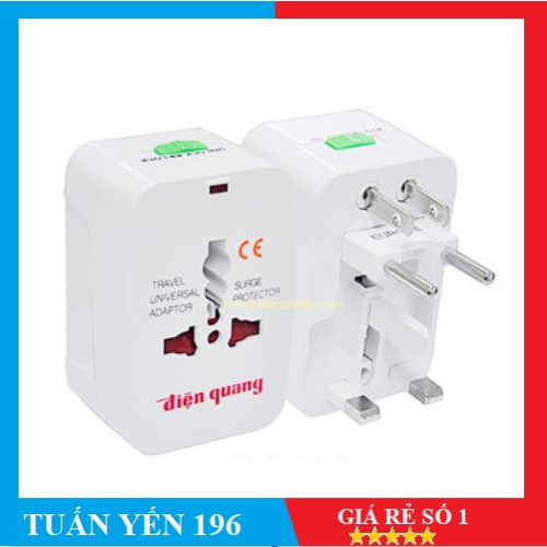 Ổ Cắm Du Lịch Điện Quang ĐQ ESK TV01