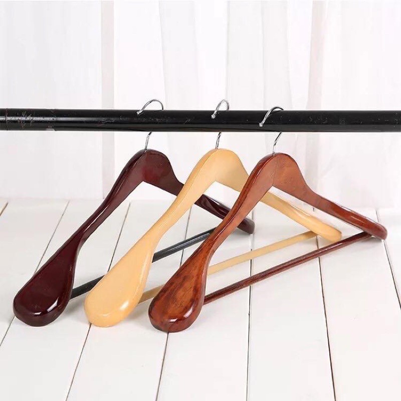 5 Móc gỗ treo áo vét ,áo vest gỗ vàng