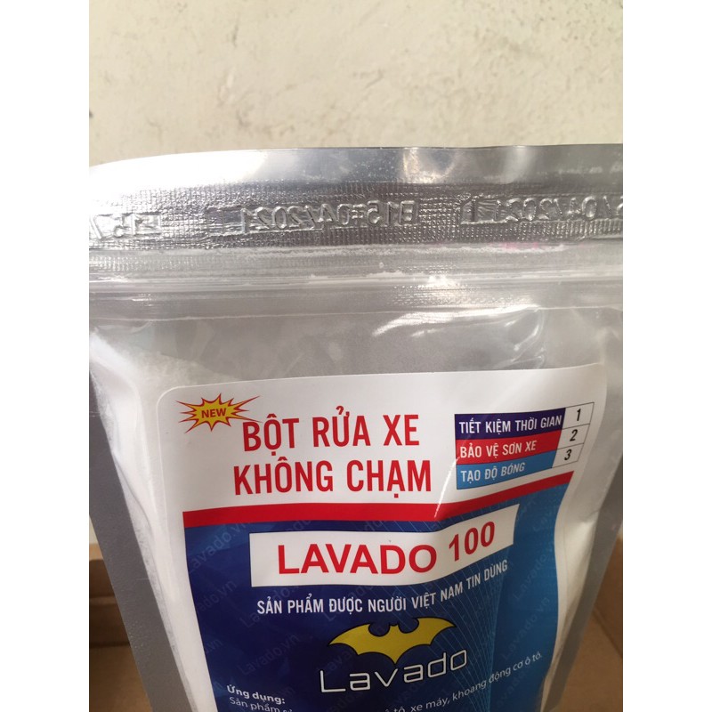 Bột rửa xe không chạm lavado100 (500g) siêu sạch