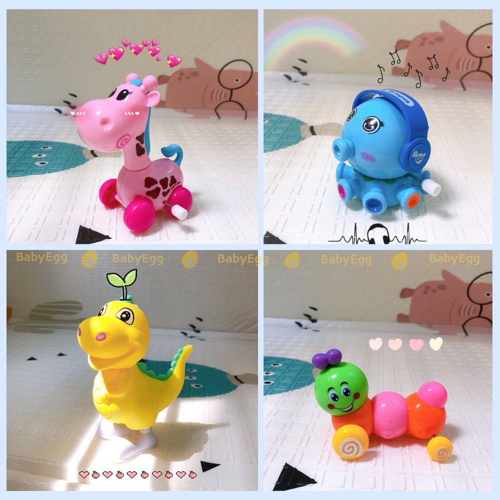 Đồ chơi trẻ em gà con vặn cót bật nhảy chạy trớn cho trẻ em bé trai bé gái 6m 12m 1 2 3 4 tuổi babyegg baby egg
