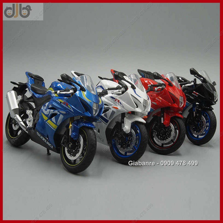 Mô Hình Xe Môtô Suzuki GSX R1000 Tỉ Lệ 1:12  - Caipo - 8726