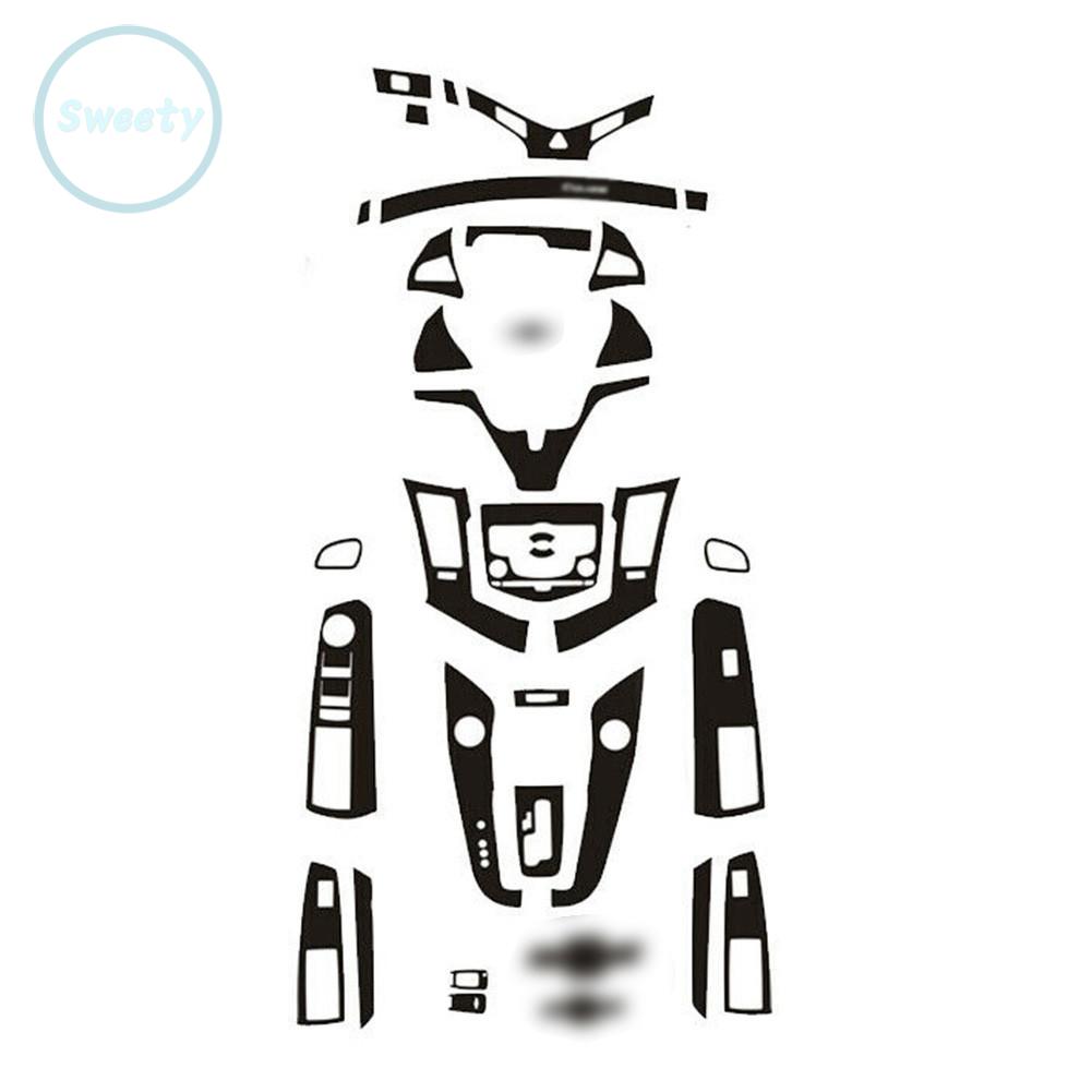 Set 28 Miếng Dán Trang Trí Nội Thất Xe Ô Tô Chevrolet Cruze 2009-2015