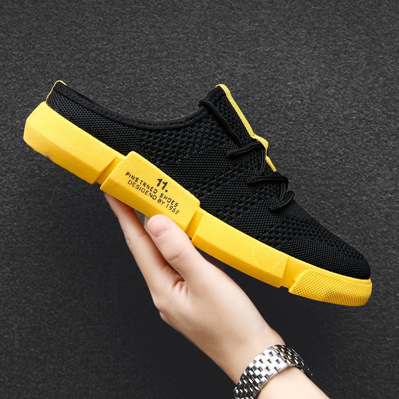 Xăng đan Lưới Cao Su Chống Trượt Thời Trang Mùa Hè Cho Nam