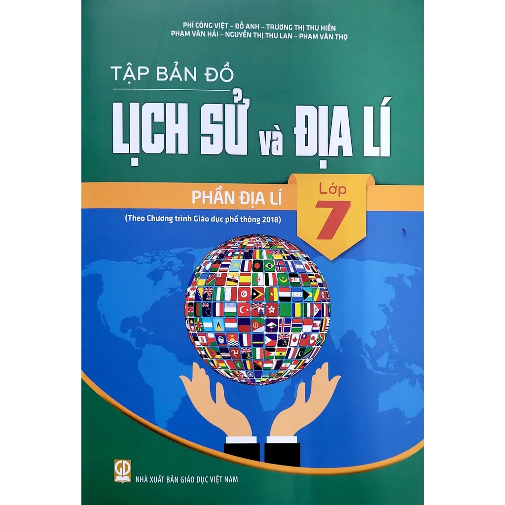 Sách - Tập bản đồ Lịch sử và Địa lí lớp 7 - Phần địa lí