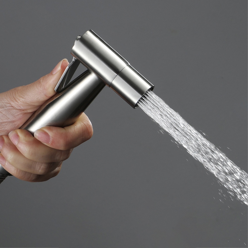 Bộ Vòi Xịt Vệ Sinh INOX SUS 304 Bền Chắc Cao Cấp Dùng Cho Nhà Tắm, Nhà Vệ Sinh