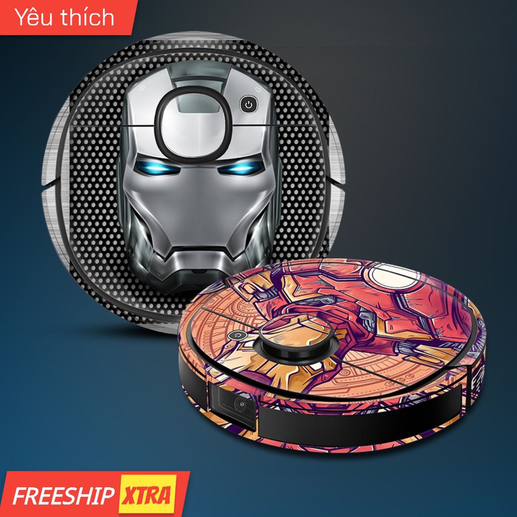 Hình Dán Robot Ecovacs T8 AIVI Iron Man