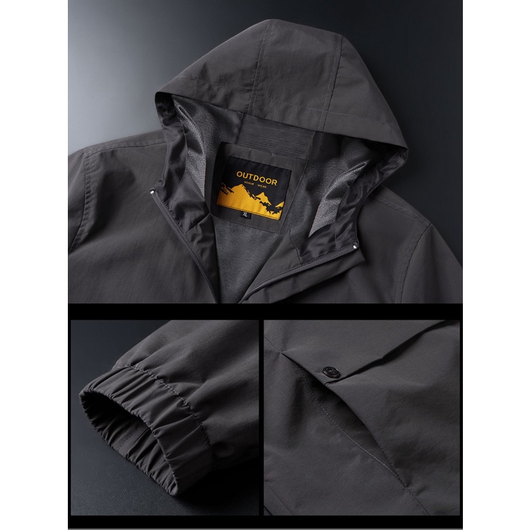 Áo Khoác The North Face Có Mũ Trùm Cá Tính Dành Cho Nam