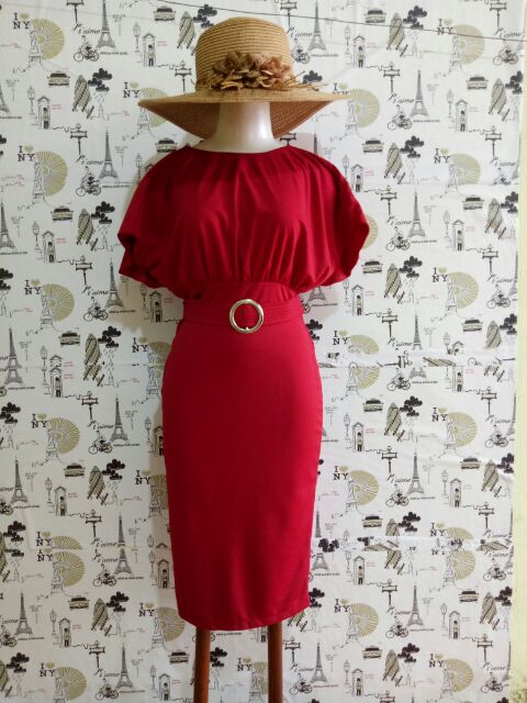 (5 màu, big size) Đầm Nữ Công sở Tay Cánh Tiên Đẹp Như HH Mỹ Linh | BigBuy360 - bigbuy360.vn