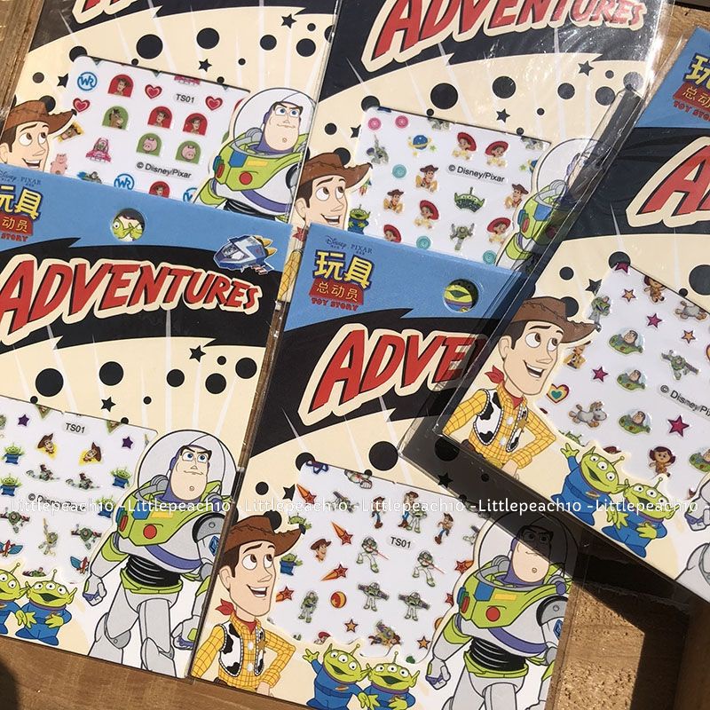 Nail Sticker Disney,Sticker dán móng tay đủ hình Frozen Princess Toy Pony Minnie Kitty cho bé