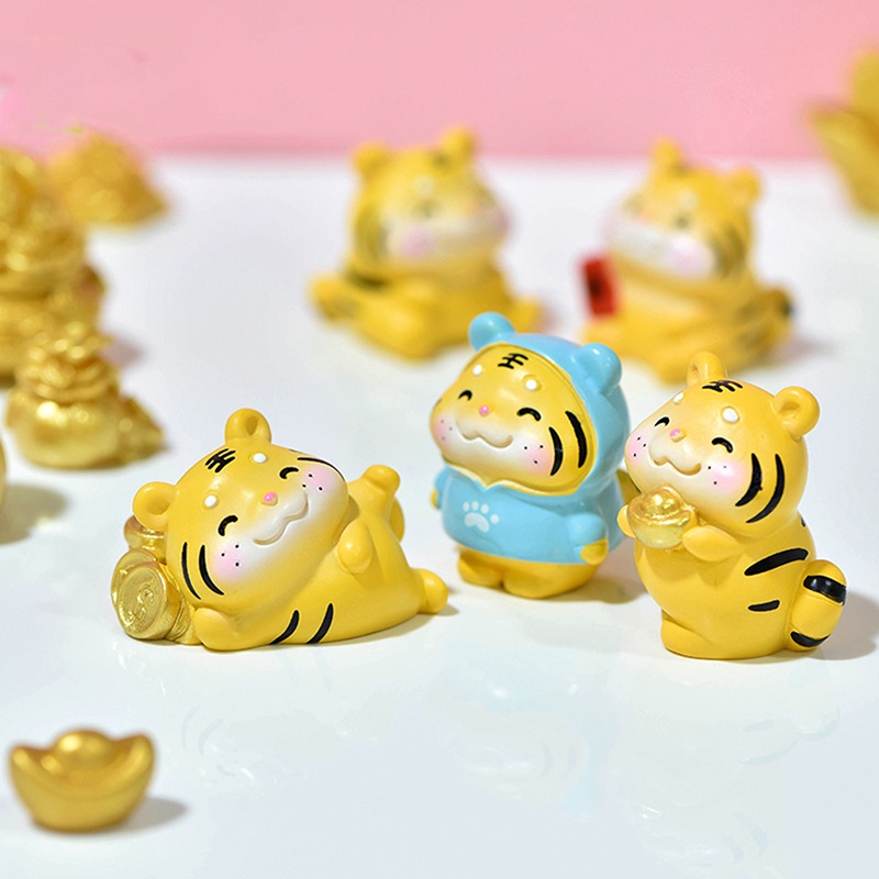 Mô Hình Hổ Mini Trang Trí Sân Vườn Xinh Xắn