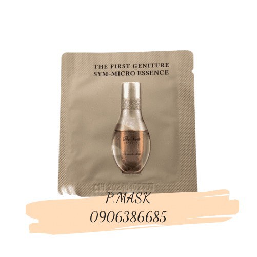 GÓI TINH CHẤT SIÊU VI OHUI THE FIRST Sym Micro Essence trẻ hóa làn da chống lão hóa mạnh mẽ 1ml