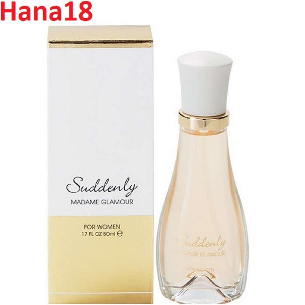 Nước hoa nữ 50ml Suddenly Madame Glamour Hana18 cung cấp hàng 100% chính hãng