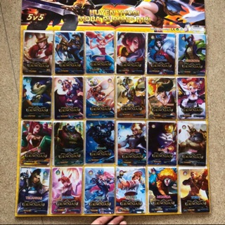 Thẻ bài liên quân loại đẹp ( vỉ 24 gói )