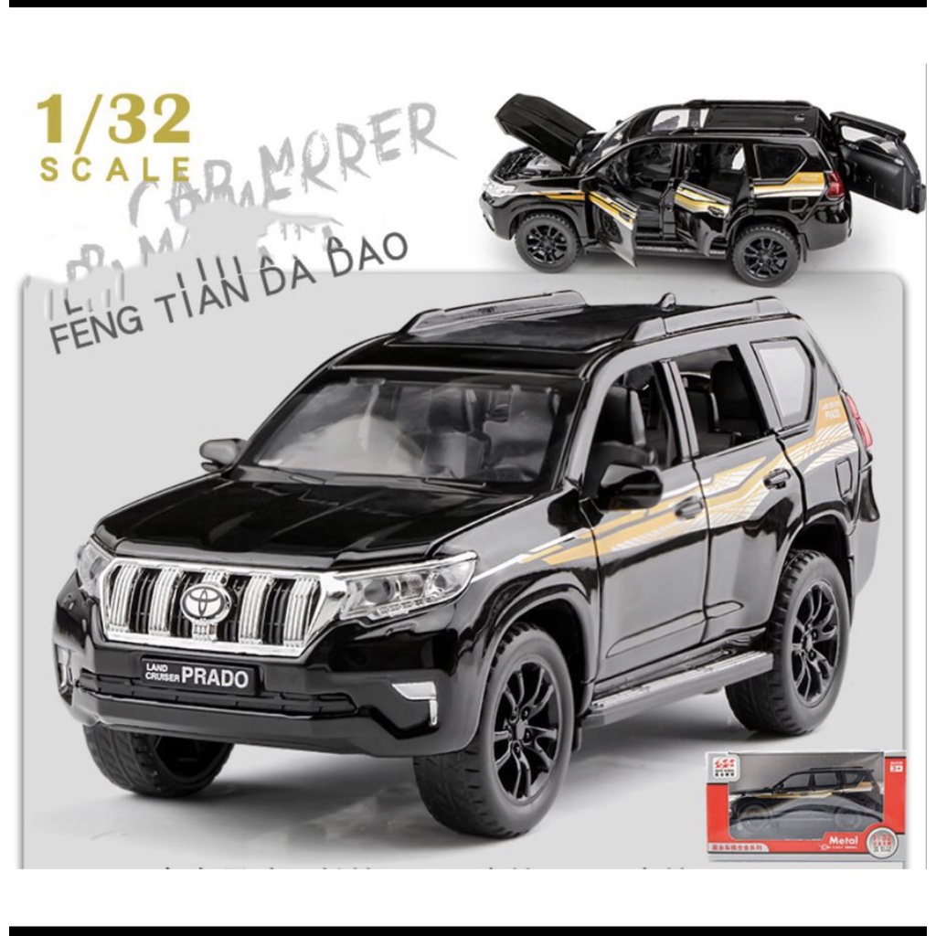 Xe mô hình Toyota Land cruiser PRADO sắt tỉ lệ 1:32