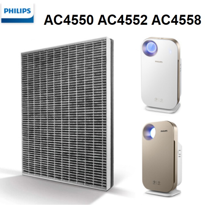 Tấm lọc không khí dùng cho các máy lọc của thương hiệu Philips mã: AC4550, AC4552, AC4558 - Hàng Nhập Khẩu Chính Hãng