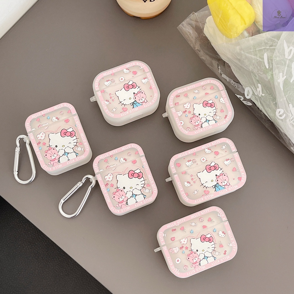 Vỏ Bọc Silicone Hello Kitty Nhiều Mẫu Mã Cho Hộp Sạc Tai Nghe airpods 3 gen 2 pro